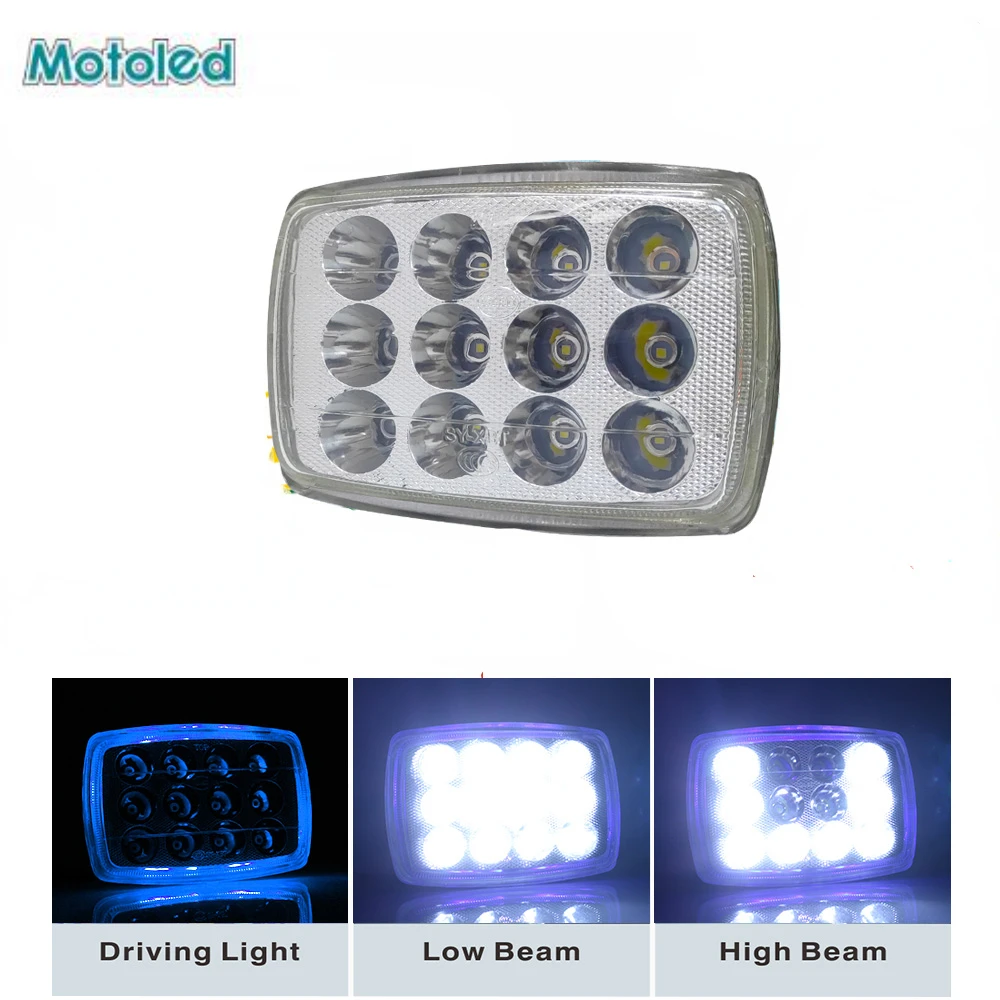 High Strength Glass Cover 12 Beads Motorcycle LED Square Headlight Mt03 Motocicleta Light Mt07 Led Moto Motos for Honda Shadow
High Strength Glass Cover 12 Beads Motorcycle LED Square Headlight Mt03 Motocicleta Light Mt07 Led Moto Motos for Honda Shadow