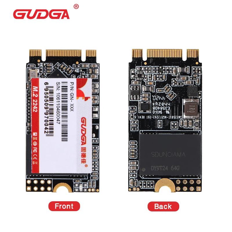 

GUDGA NGFF SSD 2242 SATA 128GB 256GB 512GB 1TB M.2 SSD Internal Hard Drive Solid State For Laptop/Desktop/PC Acer EC 47 Tablet