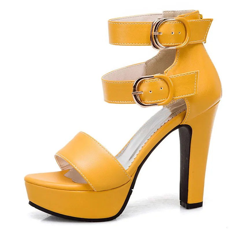 2023 Woemn's Ankle Strap High Heels Double-buckle Platform Pumps Women Summer Thick Heels Sandals Large Size Party Ladies Shoes
2023 Woemn's Ankle Strap High Heels Double-buckle Platform Pumps Women Summer Thick Heels Sandals Large Size Party Ladies Shoes