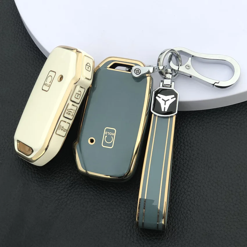 TPU Car Remote key FOB case cover for Kia Sportage Ceed Sorento Cerato Forte Seltos Telluride Key Holder
TPU Car Remote key FOB case cover for Kia Sportage Ceed Sorento Cerato Forte Seltos Telluride Key Holder