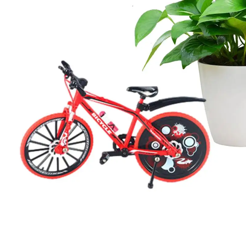 

Мини-модель гоночного велосипеда на палец, миниатюрная Портативная Игрушка для гоночного велосипеда на палец, Игрушечная модель для дома