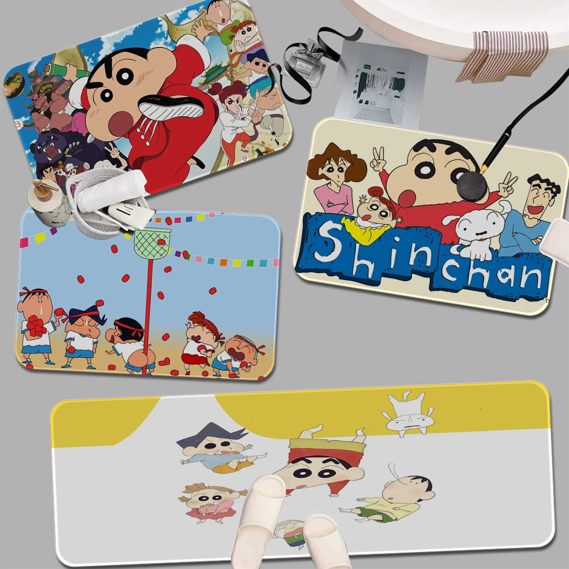 BANDAI Crayon Shin-chan Hallway Carpet Nordic Style Bedroom Living Room Doormat Home Balcony Anti-Slip Welcome Doormat
BANDAI Crayon Shin-chan Hallway Carpet Nordic Style Bedroom Living Room Doormat Home Balcony Anti-Slip Welcome Doormat