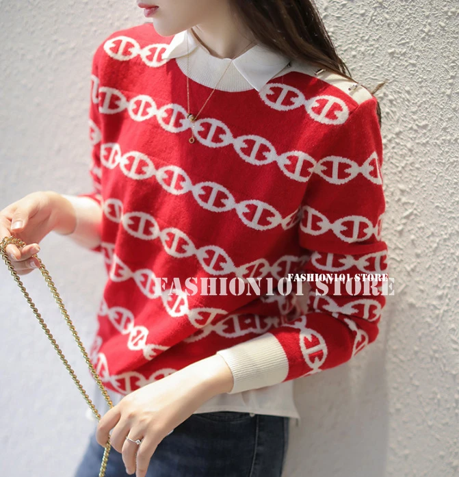 Luxury Designer 1:1 Branded Woman Sweaters Classic Pattern Wool Cashmere Blend Small Golden Button Long Sleeves Knitted Sweater
Luxury Designer 1:1 Branded Woman Sweaters Classic Pattern Wool Cashmere Blend Small Golden Button Long Sleeves Knitted Sweater