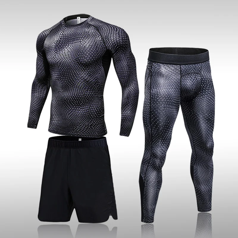 Compression Men's Sport Suits Quick Dry Running Sets High Quality Clothes Joggers Training Gym Fitness Tracksuits MMA Rashguard
Compression Men's Sport Suits Quick Dry Running Sets High Quality Clothes Joggers Training Gym Fitness Tracksuits MMA Rashguard