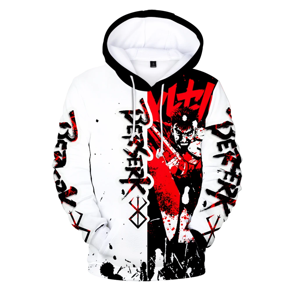 Autumn Hooded 3D Comic Berserk Hoodies Men Sweatshirts Women Unisex Pullovers Fashion Kids Hoody Casual Boys Black Streetwear
Autumn Hooded 3D Comic Berserk Hoodies Men Sweatshirts Women Unisex Pullovers Fashion Kids Hoody Casual Boys Black Streetwear