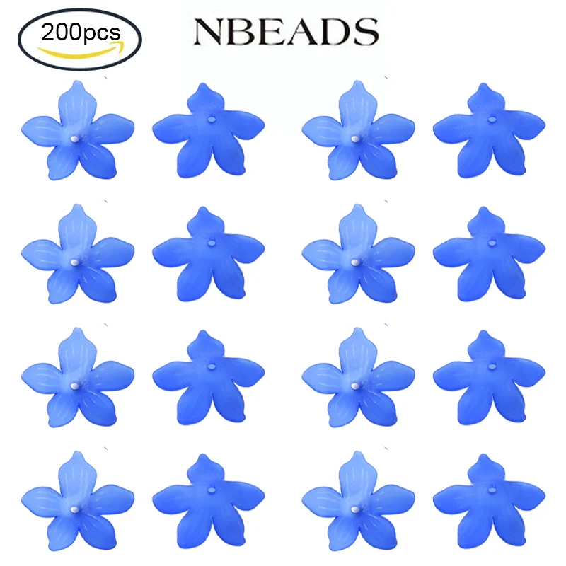 200PC Frosted Acrylic Bead Caps Frosted Flower Beads Trumpet Flower Bead with Hole for Necklace Earring Jewelry Making
200PC Frosted Acrylic Bead Caps Frosted Flower Beads Trumpet Flower Bead with Hole for Necklace Earring Jewelry Making