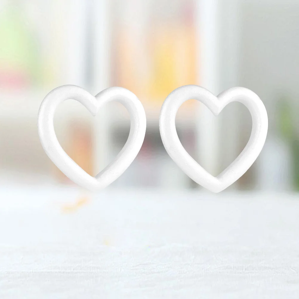 2pcs Craft Wreath Christmas Ring Heart Polystyrene Rings DIY Craft Xmas Holiday Wreath Floral Arranging Decoration Supplies
2pcs Craft Wreath Christmas Ring Heart Polystyrene Rings DIY Craft Xmas Holiday Wreath Floral Arranging Decoration Supplies