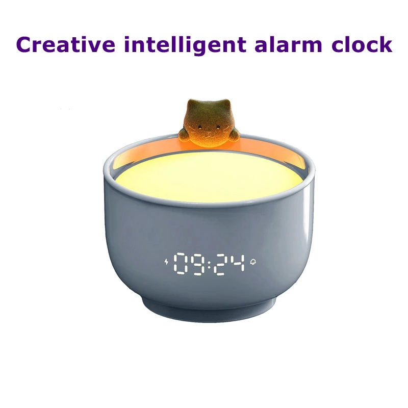Необычный новый будильник для студентов, домашний будильник для спальни, светлый дисплей, детский будильник с мультяшным котом
Необычный новый будильник для студентов, домашний будильник для спальни, светлый дисплей, детский будильник с мультяшным котом