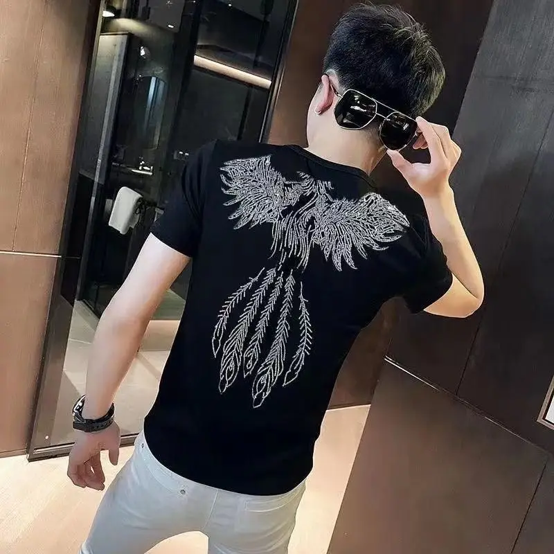 Streetwear Men's T-shirt Clothes Hip Hop Man Tee Shirts Rock Alphabet Top Print No Logo Chic High Quality Embroidery Aesthetic S
Streetwear Men's T-shirt Clothes Hip Hop Man Tee Shirts Rock Alphabet Top Print No Logo Chic High Quality Embroidery Aesthetic S