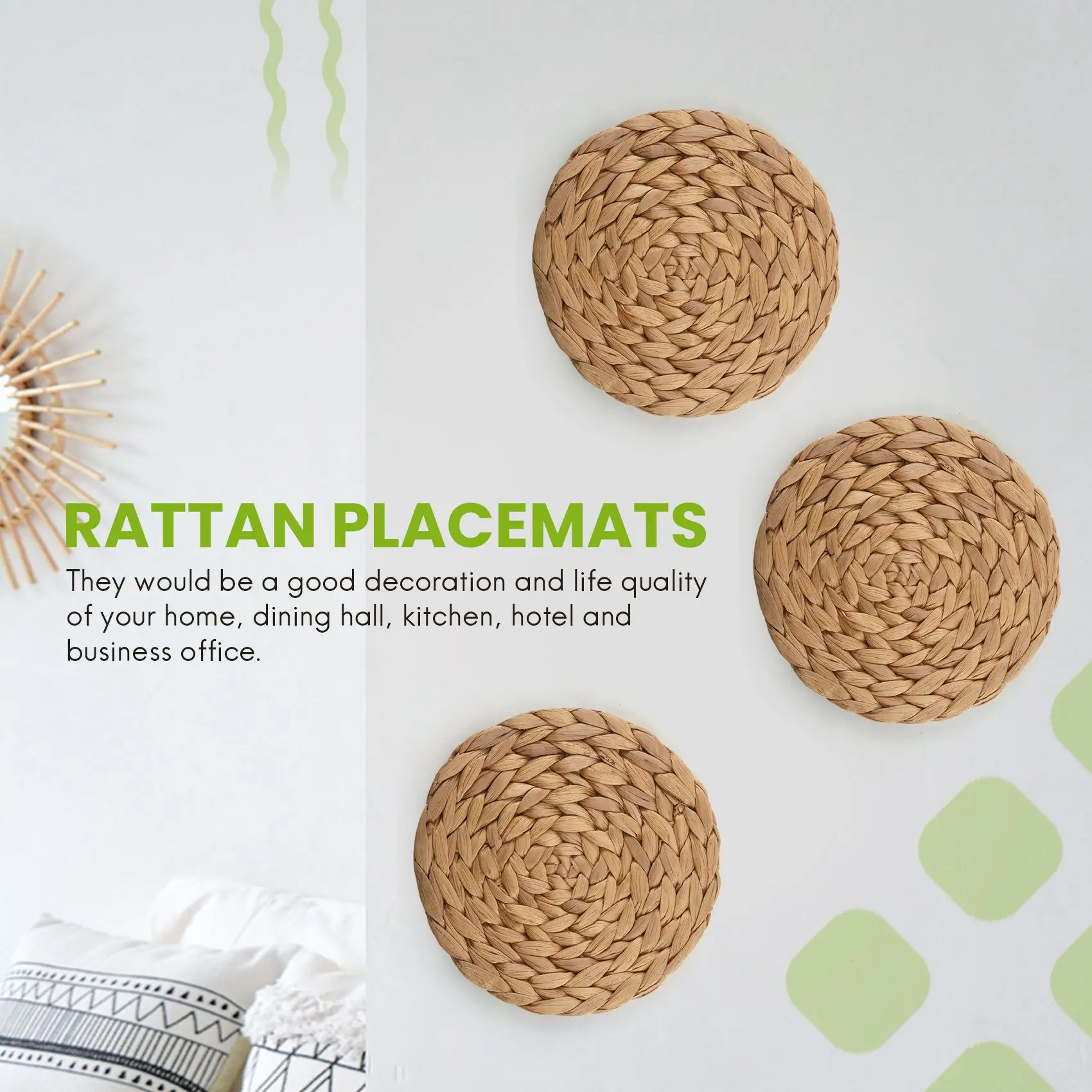 6 шт., круглые тканые салфетки для обеденного стола, 7,8 дюйма
6 шт., круглые тканые салфетки для обеденного стола, 7,8 дюйма