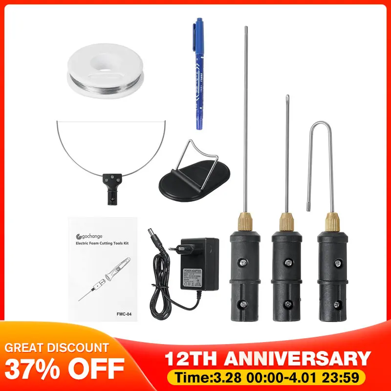 3-in-1 Foam Cutter Pen 18W Electric Styrofoam Cutting Machine Portable Styrofoam Cutter with Hot Heating Wire Die-Cut Machines
3-in-1 Foam Cutter Pen 18W Electric Styrofoam Cutting Machine Portable Styrofoam Cutter with Hot Heating Wire Die-Cut Machines