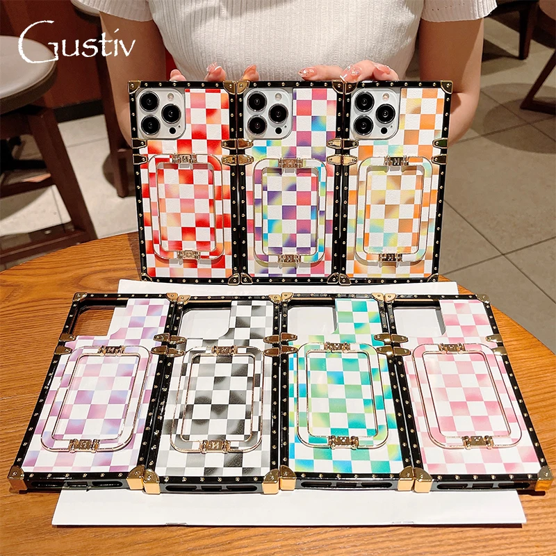 For iphone14 pro max 13 case Leather Square Cellphones coque iphone 12 pro Mini 11 case X XR 8 Plus Xs MAX Fashion Wrist Bracket
For iphone14 pro max 13 case Leather Square Cellphones coque iphone 12 pro Mini 11 case X XR 8 Plus Xs MAX Fashion Wrist Bracket