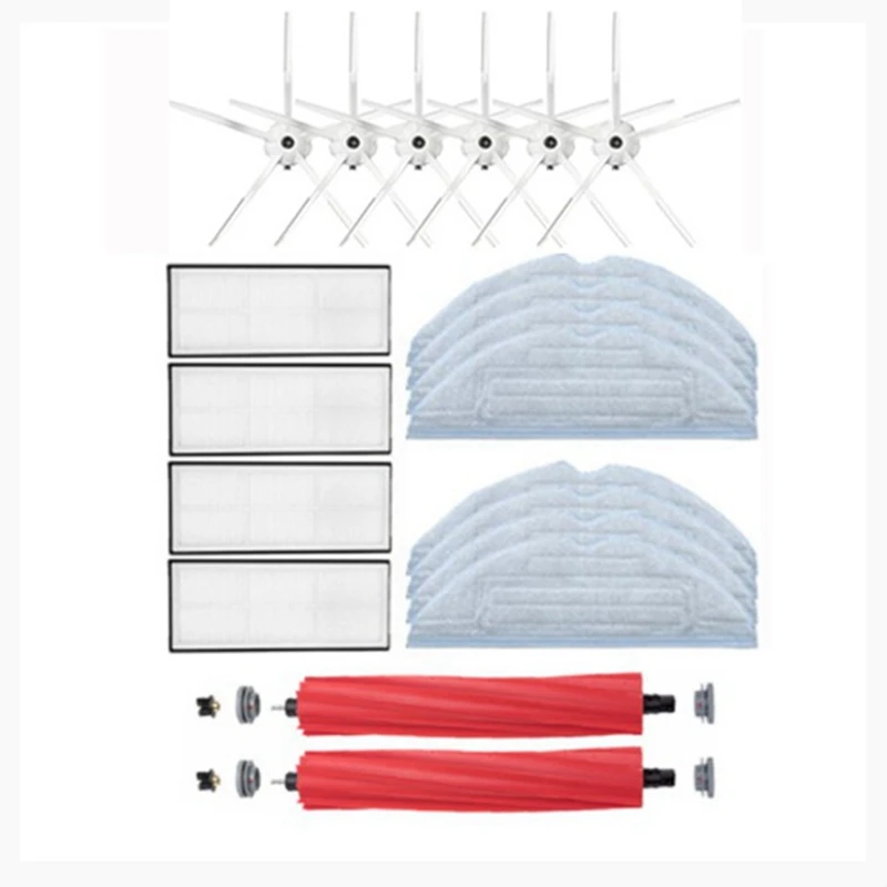 Швабры для пылесоса Xiaomi Roborock S7 T7S T7plus, основная и боковая щетки, сменные детали для фильтра НЕРА 
Швабры для пылесоса Xiaomi Roborock S7 T7S T7plus, основная и боковая щетки, сменные детали для фильтра НЕРА