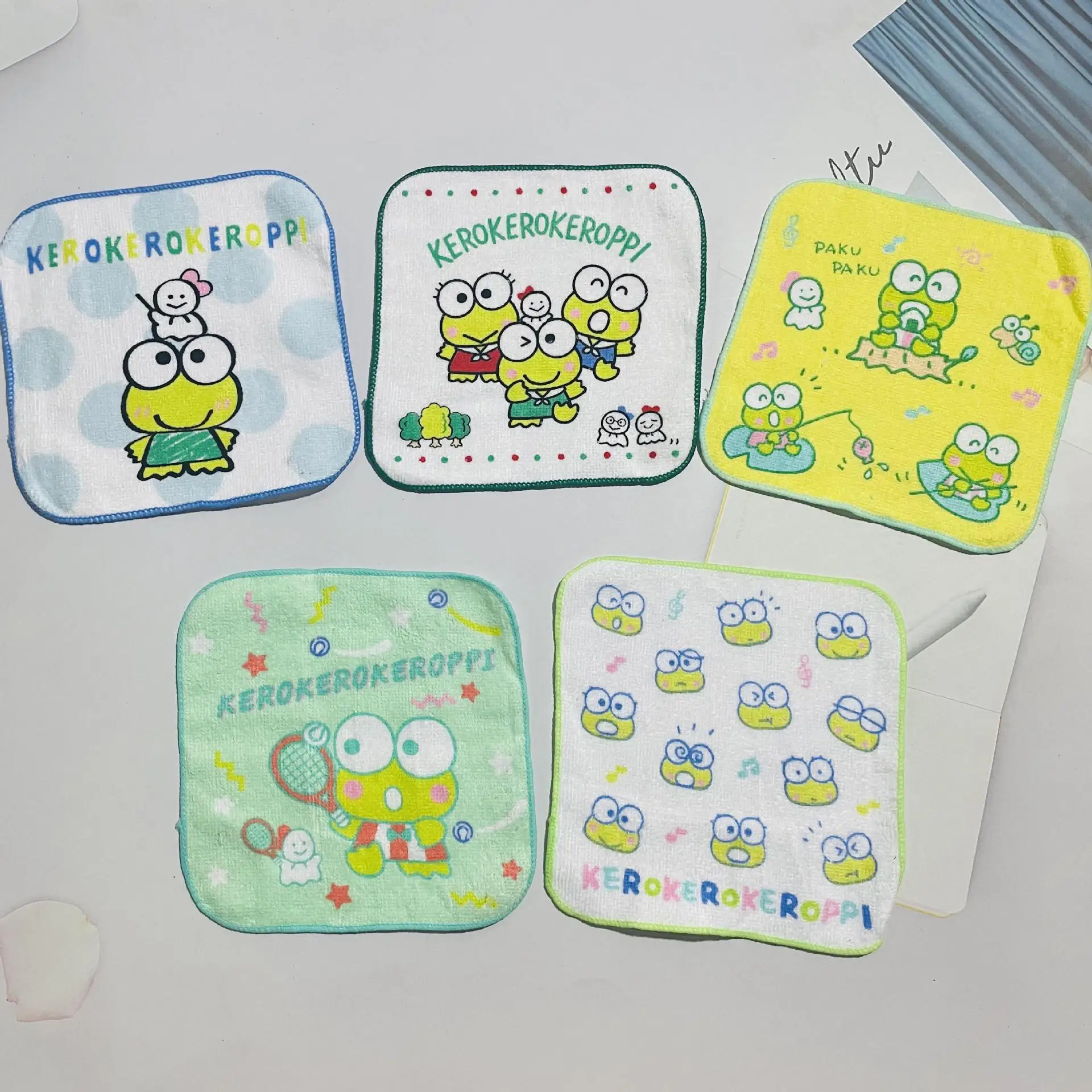 Милые детские нагрудники Sanrio My Melody Cinnamoroll Keroppi удобные мягкие Аниме фигурки милый