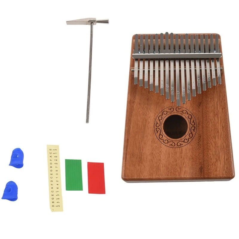 3X 17 Keys Kalimba Thumb Piano Finger Piano Musical Toys With Tune-Hammer And Music Book
3X 17 Keys Kalimba Thumb Piano Finger Piano Musical Toys With Tune-Hammer And Music Book