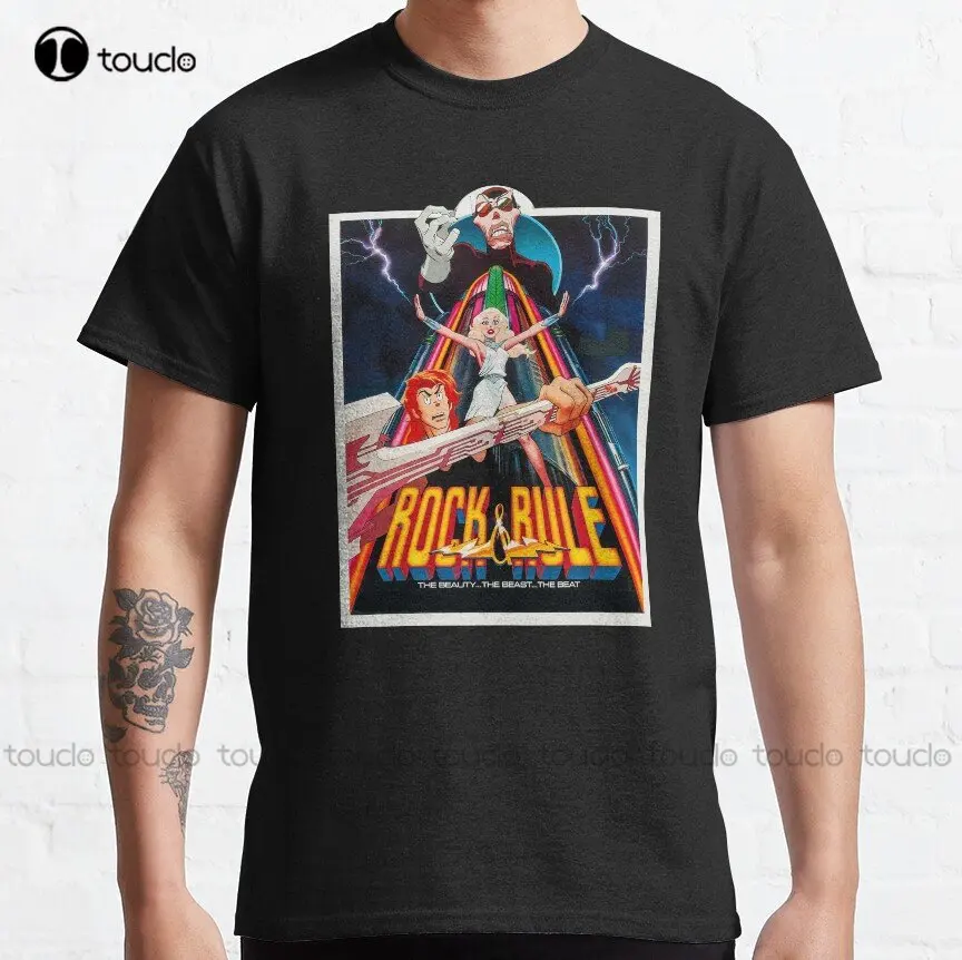 Rock And Rule Classic T-Shirt Custom Aldult Teen Unisex Digital Printing Tee Shirts Funny Art Streetwear Cartoon Tee Custom Gift
Rock And Rule Classic T-Shirt Custom Aldult Teen Unisex Digital Printing Tee Shirts Funny Art Streetwear Cartoon Tee Custom Gift
