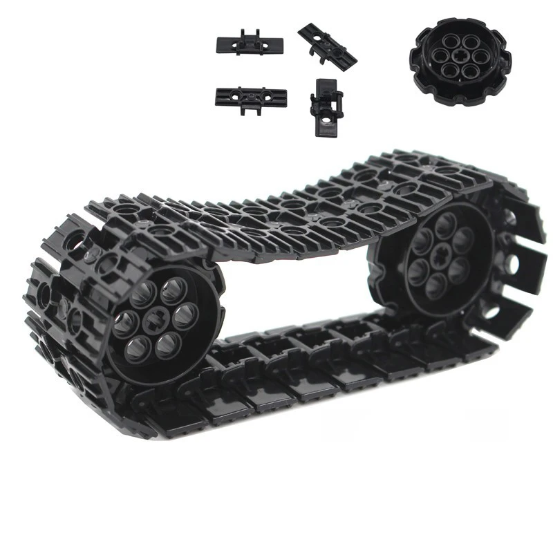 MOC Education Building Blocks Brick Technical Parts Caterpillar Track Tank Wheel Bricks Toys For Boy Compatible With 88323 57519
MOC Education Building Blocks Brick Technical Parts Caterpillar Track Tank Wheel Bricks Toys For Boy Compatible With 88323 57519