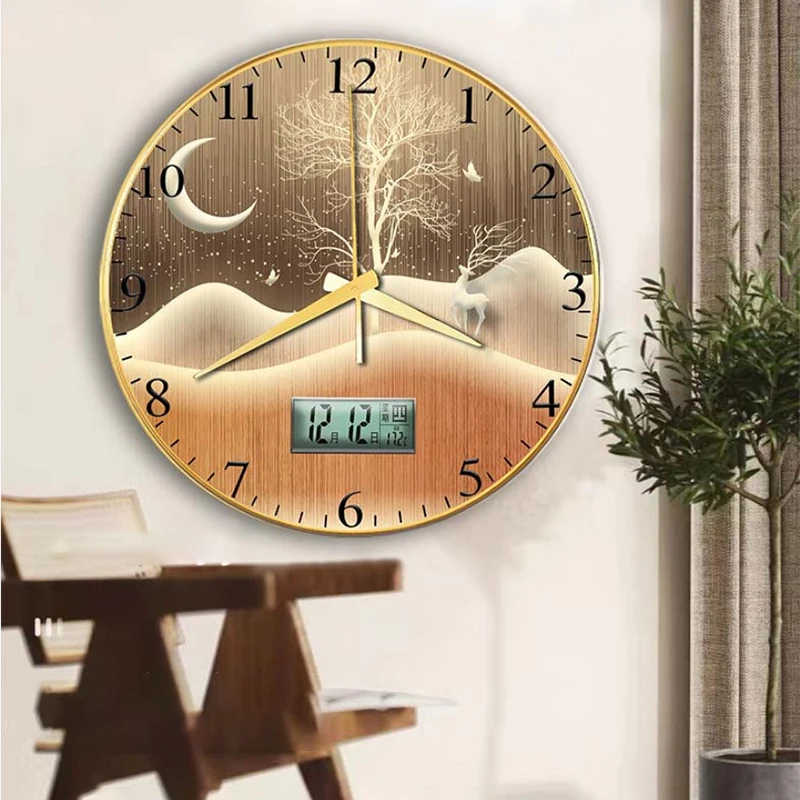 Luminous Relief Wall Clock Chinese Style Wall Decorative Painting Desktop Ornaments Living Room Light Luxury Silent 12 Inches
Luminous Relief Wall Clock Chinese Style Wall Decorative Painting Desktop Ornaments Living Room Light Luxury Silent 12 Inches