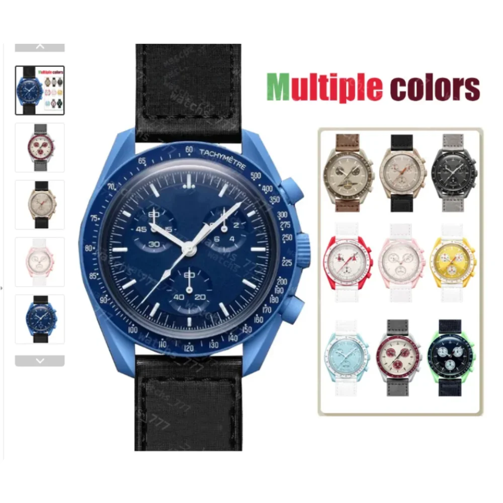 New Couple Watch Multifunction Plastic Case Weight Moon Watches For Men swatch Ladies Business Chronograph Explore Planet Clock
New Couple Watch Multifunction Plastic Case Weight Moon Watches For Men swatch Ladies Business Chronograph Explore Planet Clock