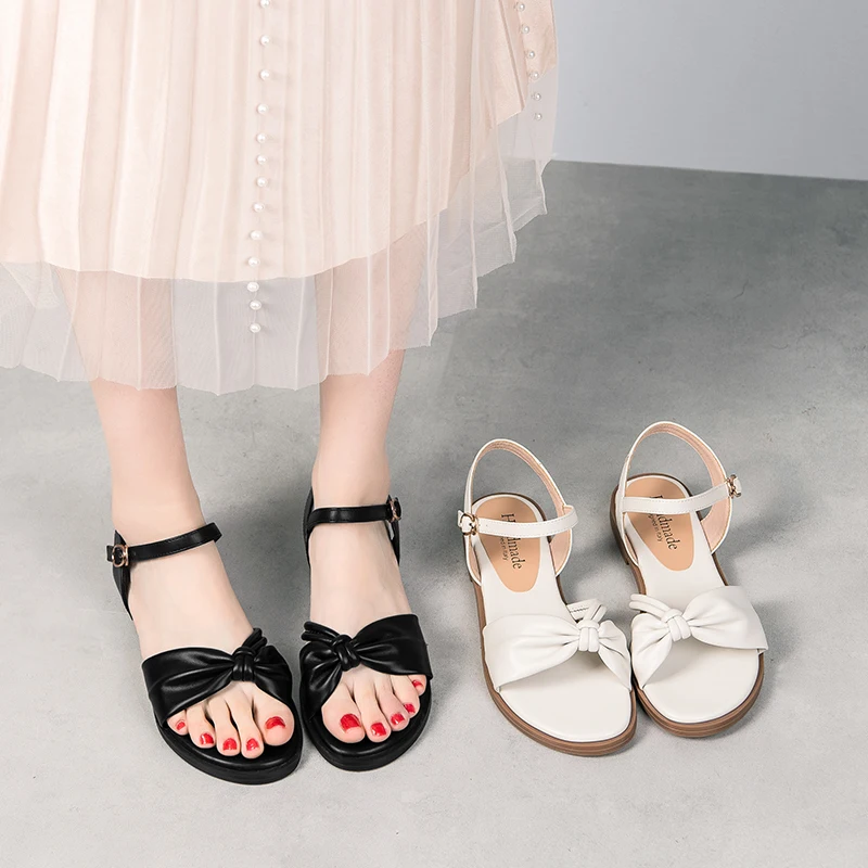 Chic Genuine Cow Real Leather Open Toe Classic Comfy Summer Woman Shoes Small Size 33 Casual Girls Flats Beach Sandals For Women
Chic Genuine Cow Real Leather Open Toe Classic Comfy Summer Woman Shoes Small Size 33 Casual Girls Flats Beach Sandals For Women