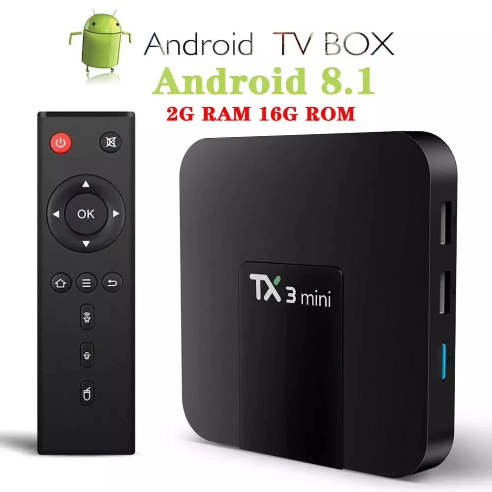 TX3 Мини Смарт ТВ-приставка Android 8,1 Amlogic S905W 1 ГБ 8 ГБ 2 Гб 16 Гб 4K H.265 2,4G 5G двойной Wifi ТВ-приставка медиаплеер
TX3 Мини Смарт ТВ-приставка Android 8,1 Amlogic S905W 1 ГБ 8 ГБ 2 Гб 16 Гб 4K H.265 2,4G 5G двойной Wifi ТВ-приставка медиаплеер