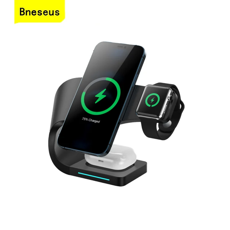 3-In-1 Magnetic Wireless Charger Mobile Phone Bracket For iPhone 13 Xiaomi Huawei Samsung Apple Watch Airplads 15W Fast Charging
3-In-1 Magnetic Wireless Charger Mobile Phone Bracket For iPhone 13 Xiaomi Huawei Samsung Apple Watch Airplads 15W Fast Charging