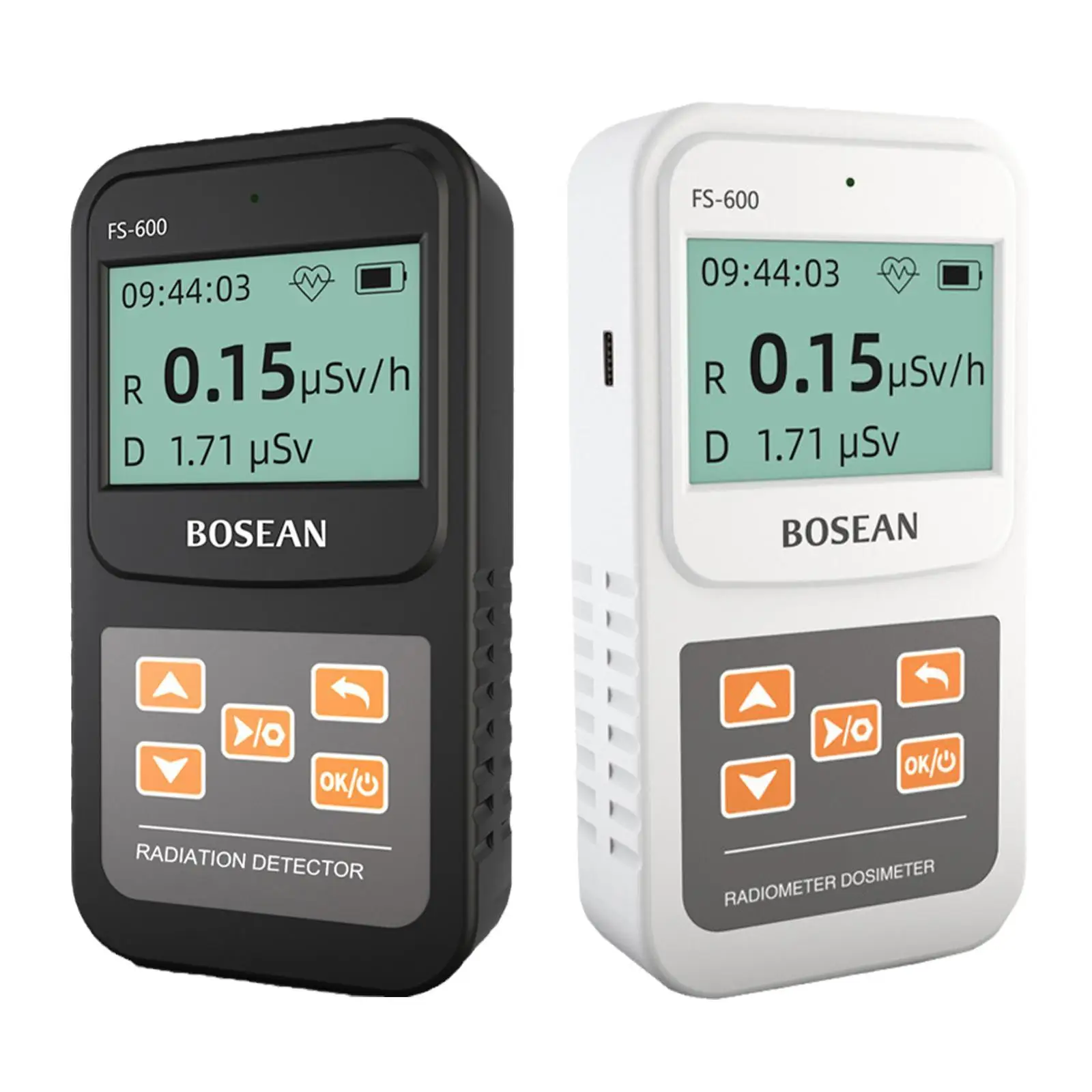 Geiger Counter FS-600 Dosimeter Radiation for Radio Activity βYX Ray Detection Nuclear Radiation LCD Screen
Geiger Counter FS-600 Dosimeter Radiation for Radio Activity βYX Ray Detection Nuclear Radiation LCD Screen