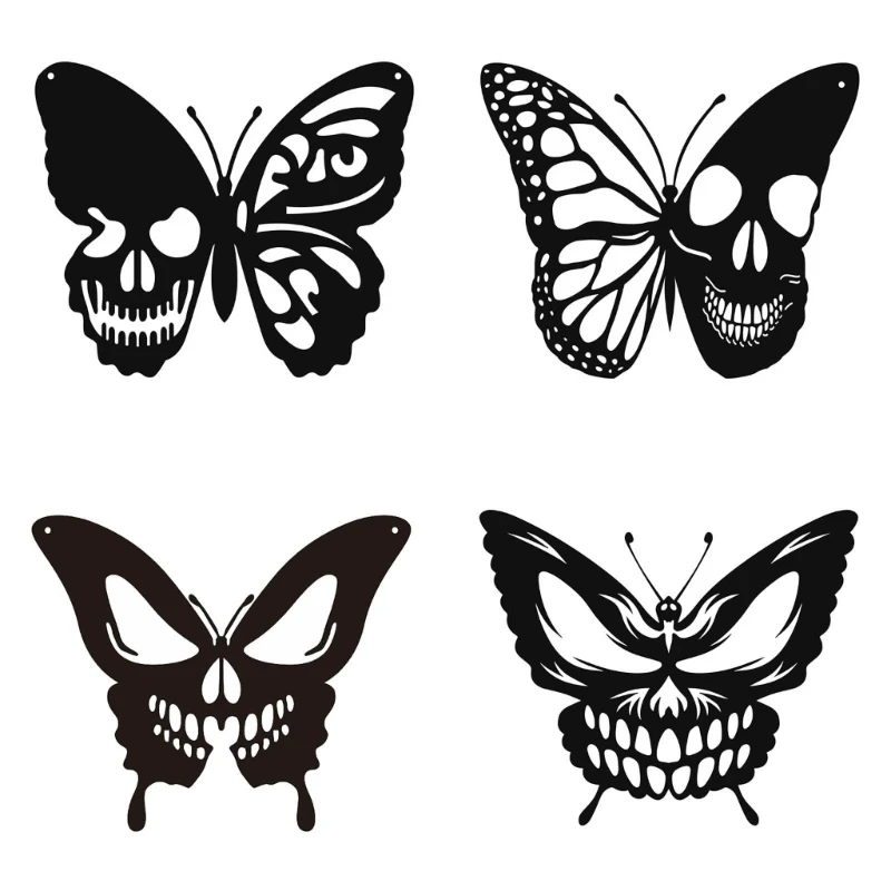 Intricate Iron Wall Sign Wall Ornament Skull Butterfly Plaque for Home Livingroom and Office Decoration K92A
Intricate Iron Wall Sign Wall Ornament Skull Butterfly Plaque for Home Livingroom and Office Decoration K92A