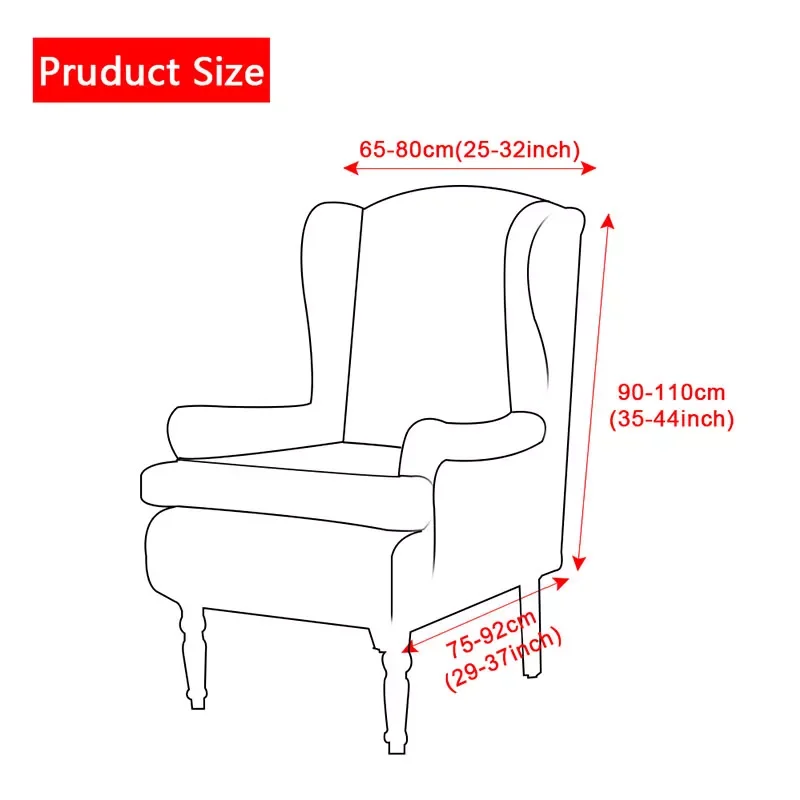 2022Wing Chair Cover Stretch Detachable Washable Wingback Chair Covers Modern Covers For Armrest Chair Wedding Banquet
2022Wing Chair Cover Stretch Detachable Washable Wingback Chair Covers Modern Covers For Armrest Chair Wedding Banquet