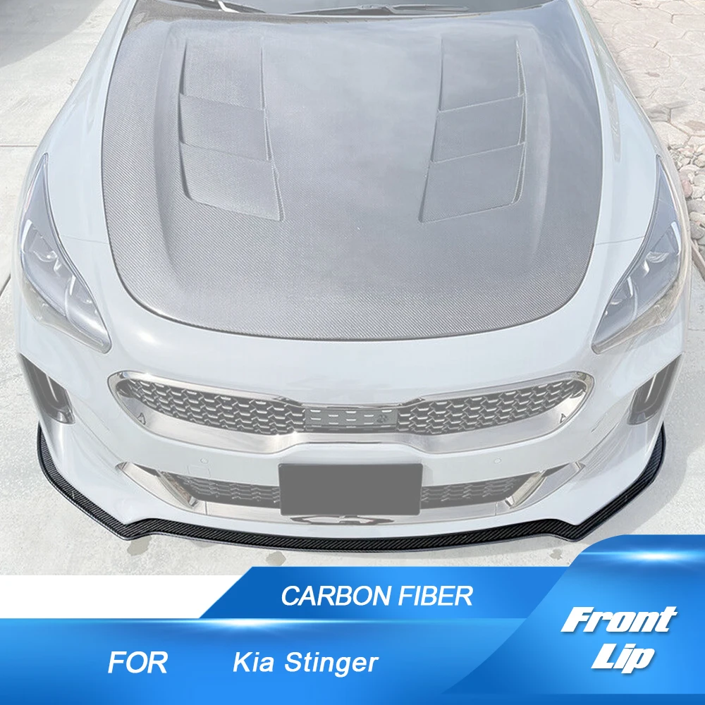 Carbon Fiber Front Bumper Chin Lip Spoiler For KIA Stinger GT EX Hatchback 4-Door 2018-2022 Car Front Lip Spoiler Guard
Carbon Fiber Front Bumper Chin Lip Spoiler For KIA Stinger GT EX Hatchback 4-Door 2018-2022 Car Front Lip Spoiler Guard