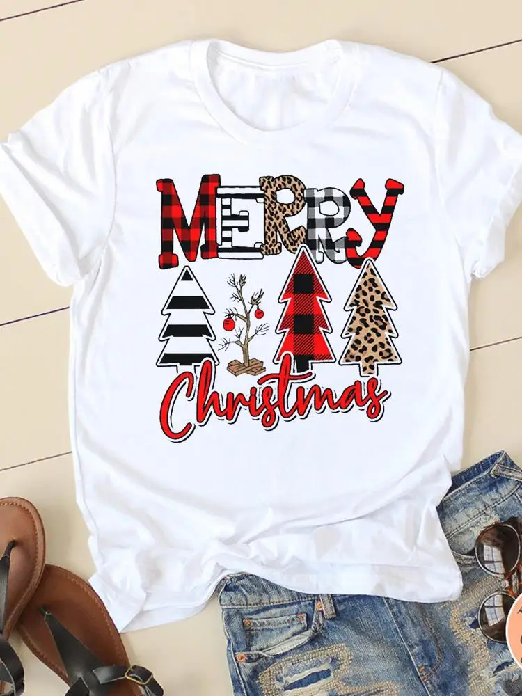 Letter Style Trend Cute Merry Christmas New Year Women T-shirts Fashion Casual Clothing Female Short Sleeve Clothes Graphic Tee
Letter Style Trend Cute Merry Christmas New Year Women T-shirts Fashion Casual Clothing Female Short Sleeve Clothes Graphic Tee