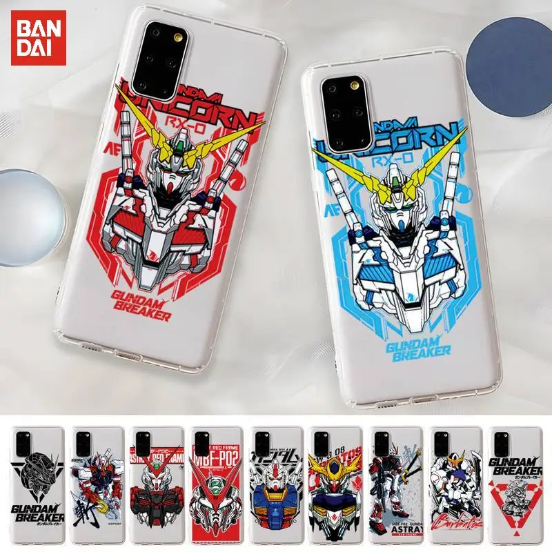 

Mobile Suit Gundam Phone Case For Samsung A10s A20S A30S A40 A30 A50 A70 A31 A51 A52 A50S A10A 12 A20 A20E A71 Transparent