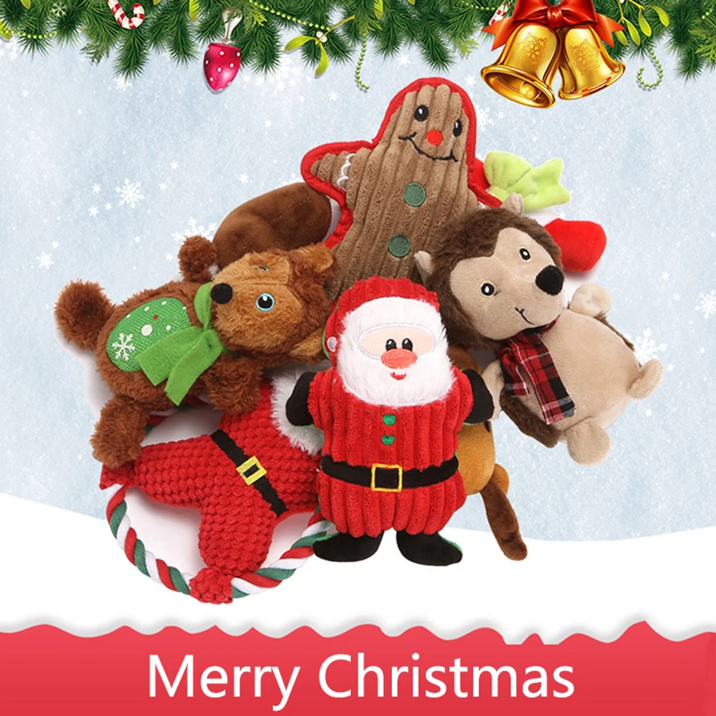 Fun Pet Toys Santa Claus Chewing Toys Puppy Squeaking and Rattling Plush Grinding Teeth Dog Toys Pet Training Dog Accessories
Fun Pet Toys Santa Claus Chewing Toys Puppy Squeaking and Rattling Plush Grinding Teeth Dog Toys Pet Training Dog Accessories