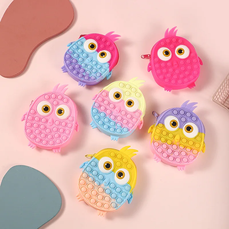 New Bird Pop Fidget Toys Push Bubble Kawaii Crossbody Bags Decompression Anti-Stress Relieve Soft Squishy Squeeze Toy for Kids 
New Bird Pop Fidget Toys Push Bubble Kawaii Crossbody Bags Decompression Anti-Stress Relieve Soft Squishy Squeeze Toy for Kids
