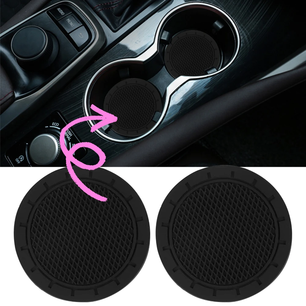 2pcs Car Water Cup Bottle Holder Anti-slip Pad Mat Silica Gel Non-Slip Silicone Round Mat Wear-resistant Mat Auto Accessories
2pcs Car Water Cup Bottle Holder Anti-slip Pad Mat Silica Gel Non-Slip Silicone Round Mat Wear-resistant Mat Auto Accessories