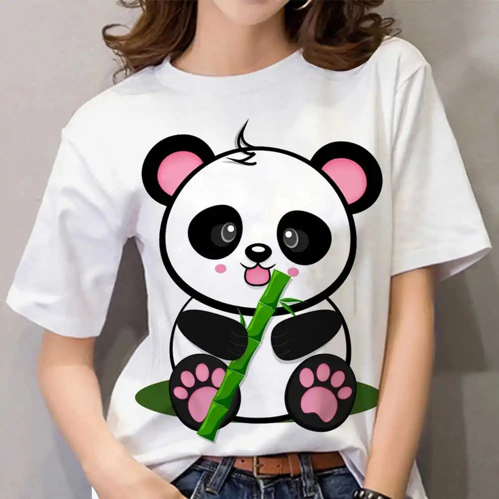 Summer T-Shirt Women 3D Tee Panda Print Graphic Top Animal Fashion Oversized Loose Clothes Harajuku Casual Short Sleeve T-Shirt
Summer T-Shirt Women 3D Tee Panda Print Graphic Top Animal Fashion Oversized Loose Clothes Harajuku Casual Short Sleeve T-Shirt