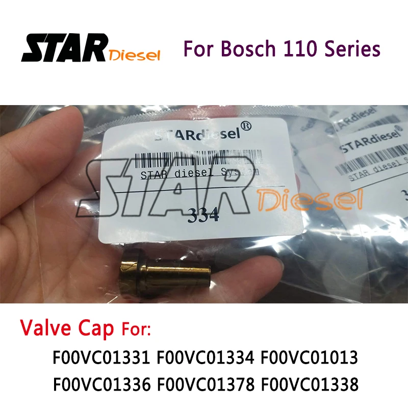 

Common Rail Injector 334 Valve Cap For Bosch 110 Series F00VC01331 F00VC01334 F00VC01013 F00VC01336 F00VC01378 F00VC01338