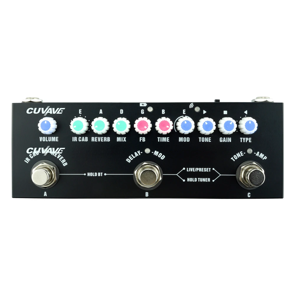 Cuvave Rechargeable Multi Effects Pedal Delay Chorus Phaser Reverb Effect Pedal Guitar Accessories Cube BABY Guitar Pedal 
Cuvave Rechargeable Multi Effects Pedal Delay Chorus Phaser Reverb Effect Pedal Guitar Accessories Cube BABY Guitar Pedal