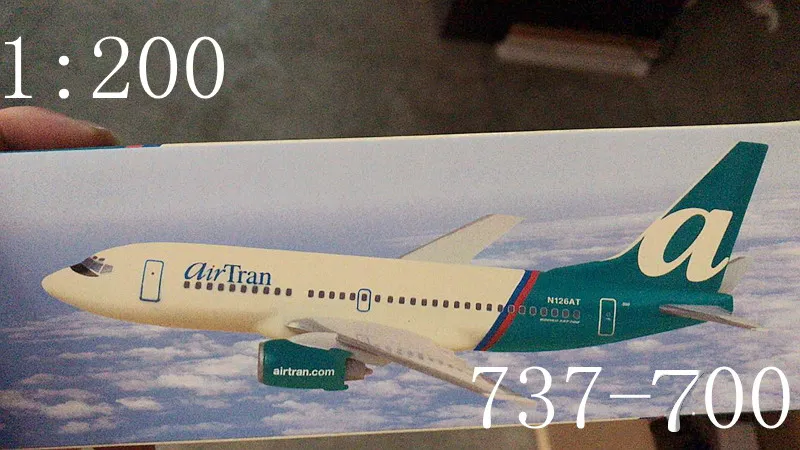 UNITED STATES AirTRAN Boeing B737-700 Airlines 1:200 Scale Assmebling Airplane Model Assembled airplane model Plane DIY
UNITED STATES AirTRAN Boeing B737-700 Airlines 1:200 Scale Assmebling Airplane Model Assembled airplane model Plane DIY