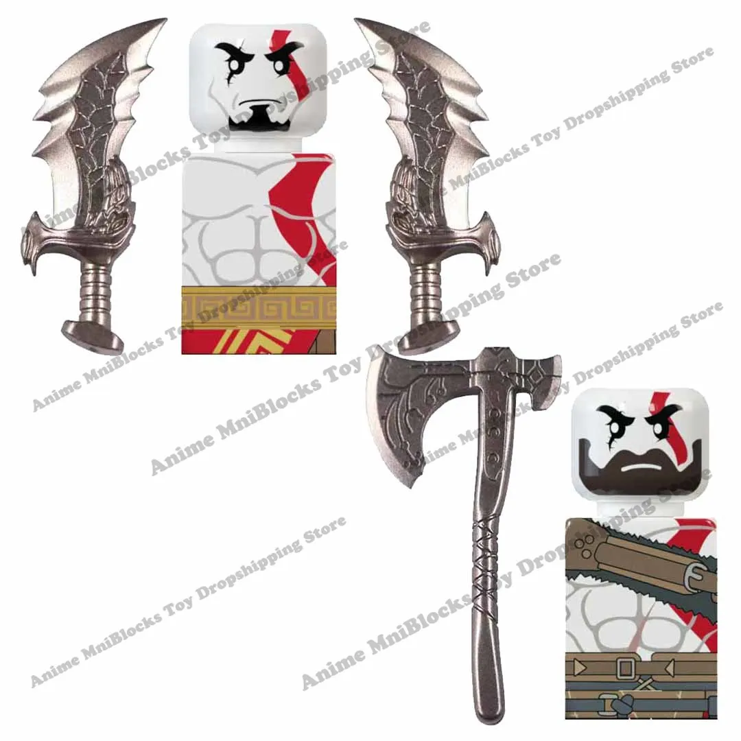 God of War Anime Games Bricks Kratos Blade Axe Mini Action Toy Figures Building Blocks Assembly Toys Kid Educational Dolls Gifts
God of War Anime Games Bricks Kratos Blade Axe Mini Action Toy Figures Building Blocks Assembly Toys Kid Educational Dolls Gifts