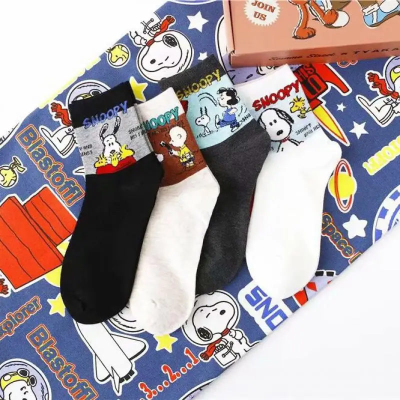 Kawaii Snoopys Cartoon Cotton Socks Cute Sanrio Warm Winter Medium Socks Soft Comfortable Creative Birthday Gifts
Kawaii Snoopys Cartoon Cotton Socks Cute Sanrio Warm Winter Medium Socks Soft Comfortable Creative Birthday Gifts