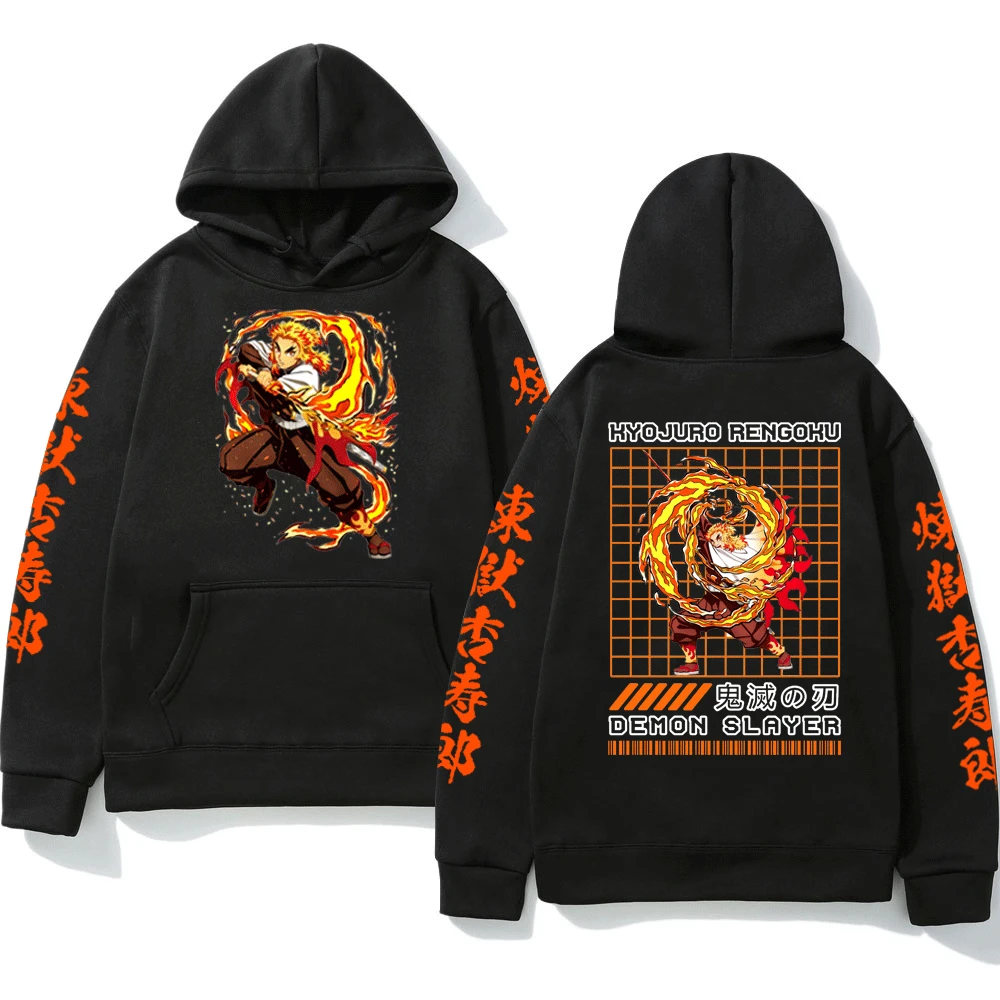 New Hot Anime Demon Slayer Hoodie Men Women Kyojuro Rengoku Print Sweatshirt Streetwear Oversized Y2k Casual Fashion Pullovers
New Hot Anime Demon Slayer Hoodie Men Women Kyojuro Rengoku Print Sweatshirt Streetwear Oversized Y2k Casual Fashion Pullovers