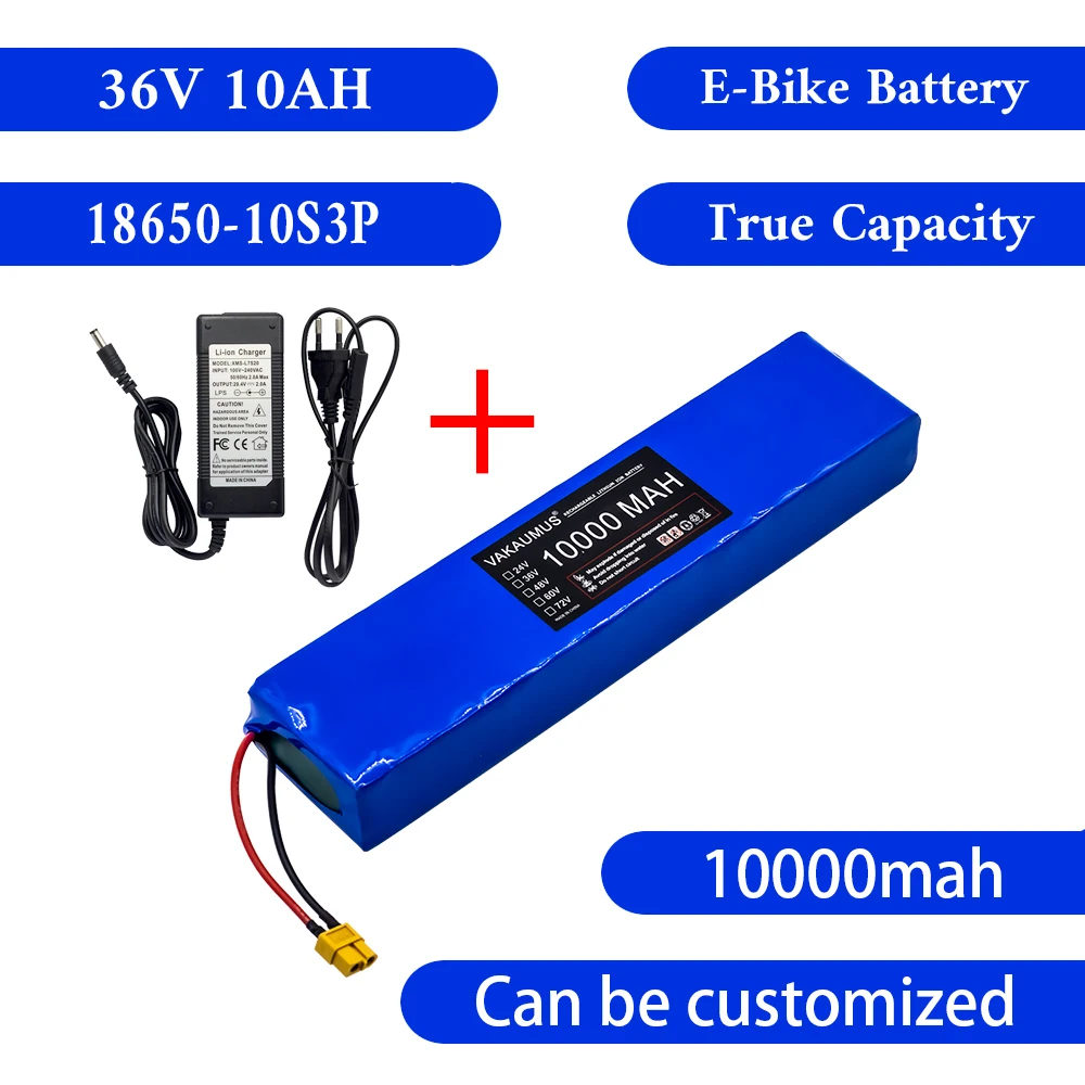 Аккумуляторная батарея 10S3P 36 в 10 Ач для электрического скутера, велосипеда, аккумуляторная батарея 18650, настраивающее зарядное устройство 
Аккумуляторная батарея 10S3P 36 в 10 Ач для электрического скутера, велосипеда, аккумуляторная батарея 18650, настраивающее зарядное устройство