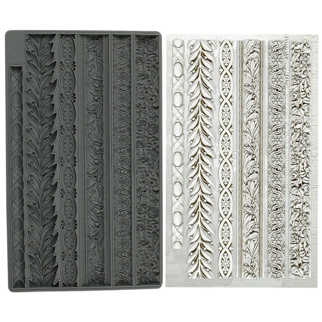 Baroque Relief Border Silicone Fondant Mold Curlicue European Frame Polymer Clay Diy Plaster Mould Cake Decorating Supplies Tool
Baroque Relief Border Silicone Fondant Mold Curlicue European Frame Polymer Clay Diy Plaster Mould Cake Decorating Supplies Tool