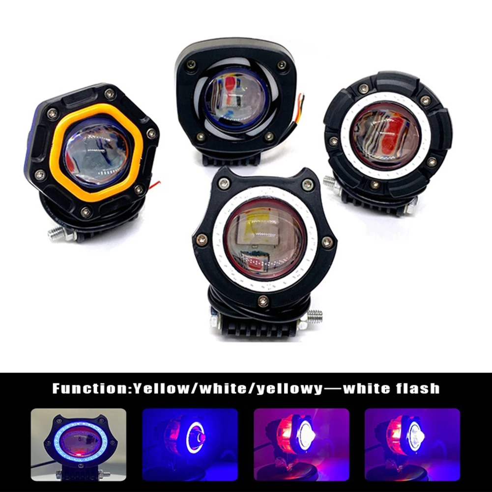 Motorcycle Led Headlight 20W RGB LED Motorcycle Lens Headlight Hi/Lo Spotlights Fog Lights LED Driving Lamp
Motorcycle Led Headlight 20W RGB LED Motorcycle Lens Headlight Hi/Lo Spotlights Fog Lights LED Driving Lamp