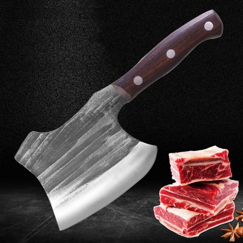 5mm Kitchen Handmade Axe Knife 4Cr13 Stainless Steel Chop Bone Ribs Axe Knives High Hardness Outdoor Cooking Chopper Butcher
5mm Kitchen Handmade Axe Knife 4Cr13 Stainless Steel Chop Bone Ribs Axe Knives High Hardness Outdoor Cooking Chopper Butcher
