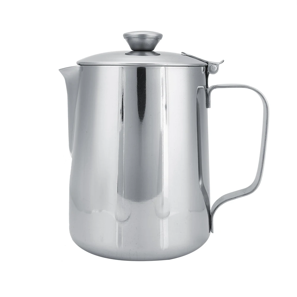 Stainless Steel Coffee Cup Mug Milk Frothing Pitcher Jug with Lid for Latte Coffee Art(6000ml) Frothing Cup Frothing Cup
Stainless Steel Coffee Cup Mug Milk Frothing Pitcher Jug with Lid for Latte Coffee Art(6000ml) Frothing Cup Frothing Cup