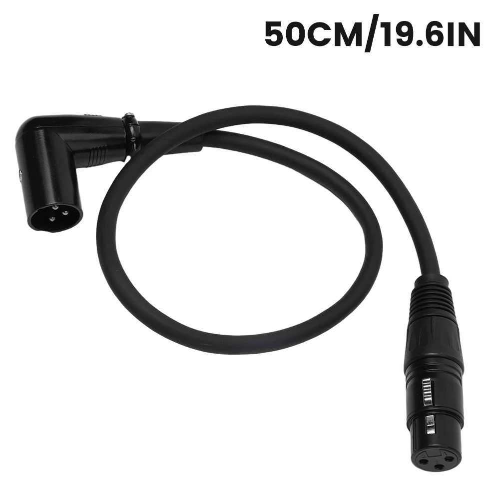 XLR Microphone Cable Right Angle 3 Pin Speakers & Audio Devices Male To Female Line 50cm Musical Instruments Accessories Parts
XLR Microphone Cable Right Angle 3 Pin Speakers & Audio Devices Male To Female Line 50cm Musical Instruments Accessories Parts