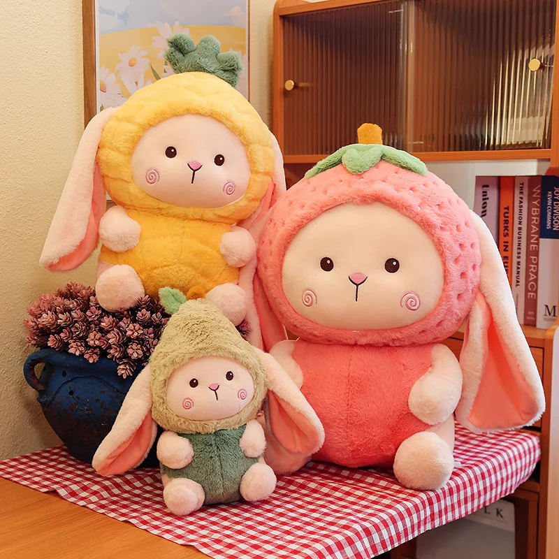 Cute Stuffed Rabbit Animal Toys Doll Kawaii Plush Bunny Baby Fruits Bunny Toys Soft Kids Cuddly Toy Birthday Gifts For Children
Cute Stuffed Rabbit Animal Toys Doll Kawaii Plush Bunny Baby Fruits Bunny Toys Soft Kids Cuddly Toy Birthday Gifts For Children