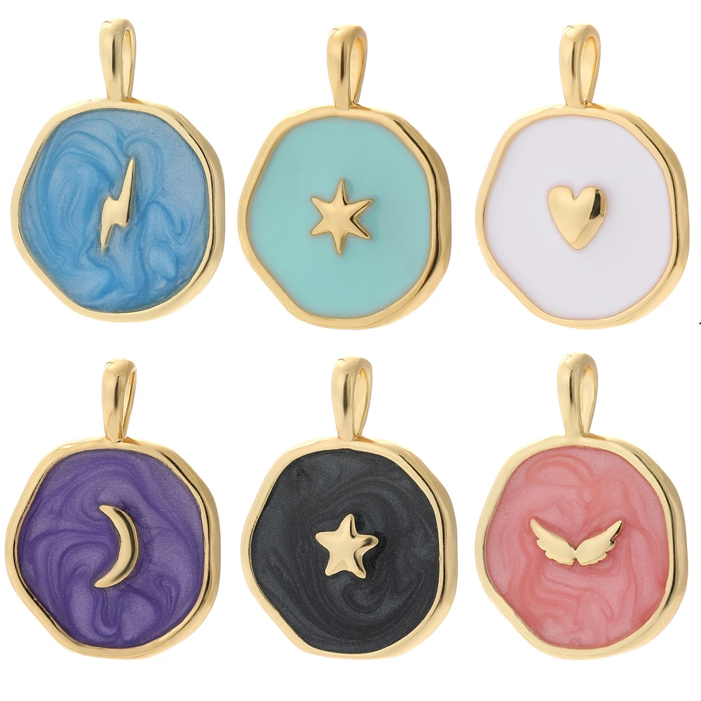 Trendy Boho Moon Star Heart Charms for Jewelry Making Supplies Colorful Designer Pendant Diy Earrings Necklace Bracelet Keychain
Trendy Boho Moon Star Heart Charms for Jewelry Making Supplies Colorful Designer Pendant Diy Earrings Necklace Bracelet Keychain